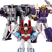 Transformers Dramatic Capture Series DCS-3 Triple Threat Astrotrain, Blitzwing, and Starscream