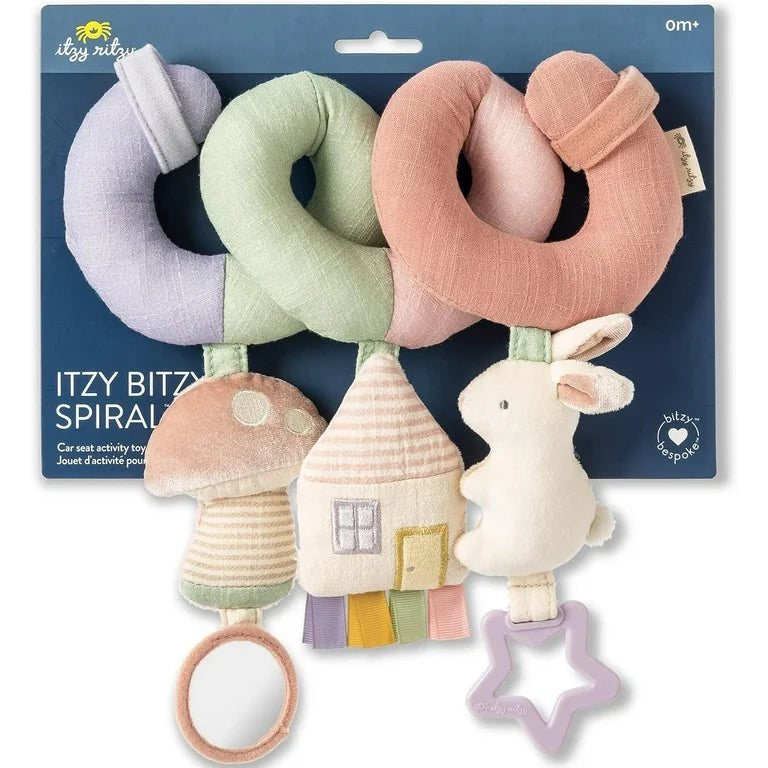 Bitzy Bespoke Itzy Bitzy Spiral Car Seat Activity Toy Pastel