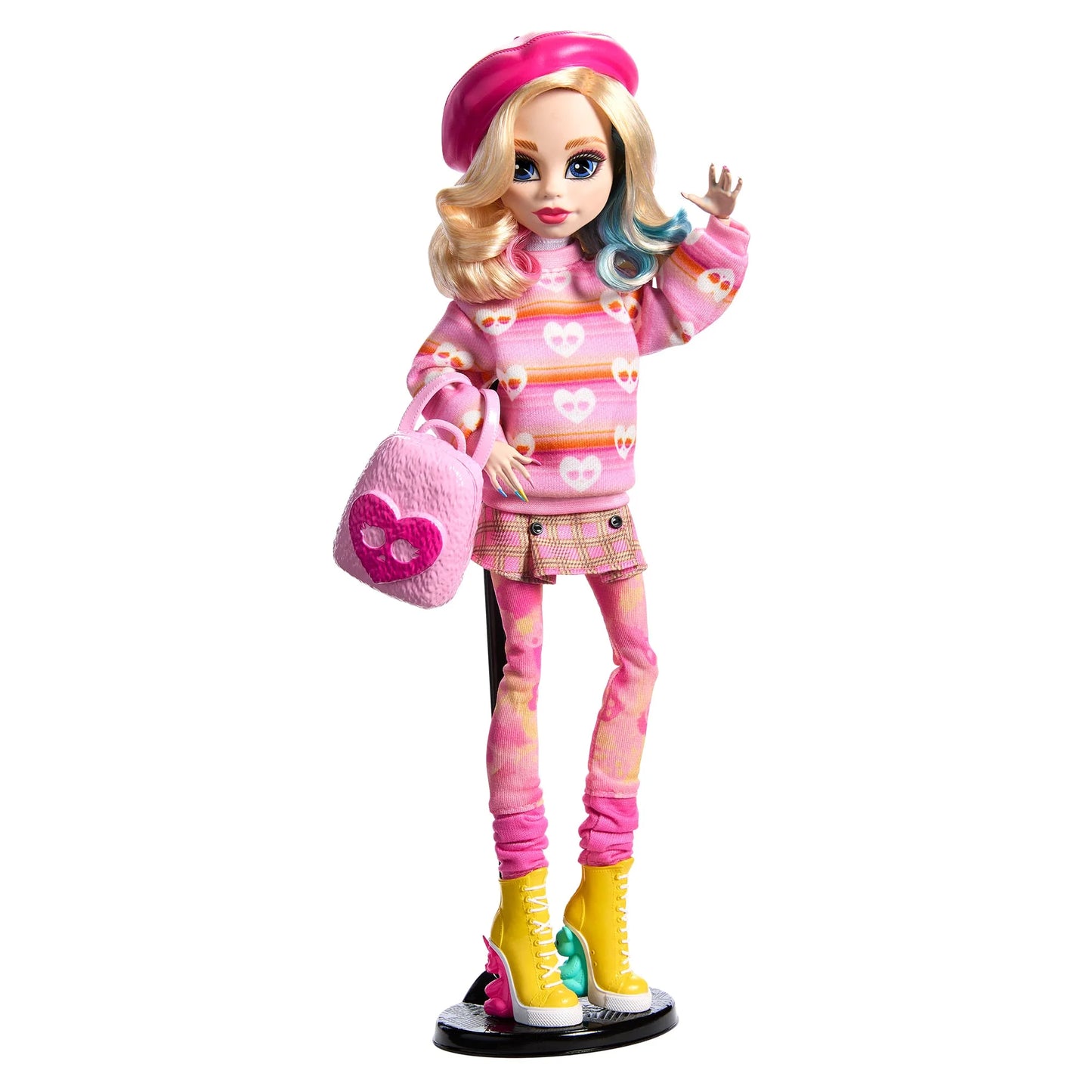 Monster High Wednesday Doll, Enid Sinclair in Pink Fashion With Accessories