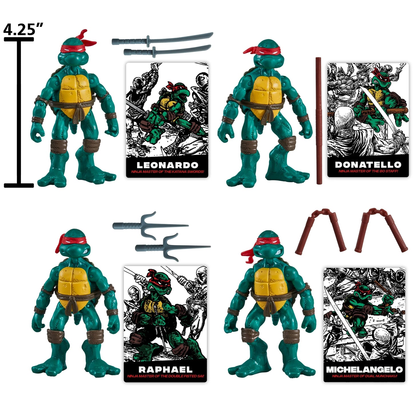 TMNT Classic Comic Book Series Action Figure 4-Pack (Playmates)