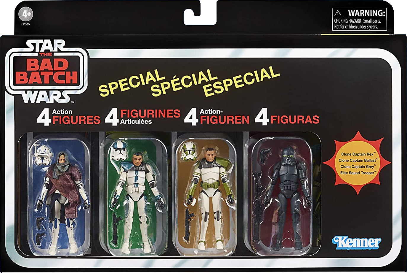 Star Wars The Vintage Collection The Bad Batch 4-Pack