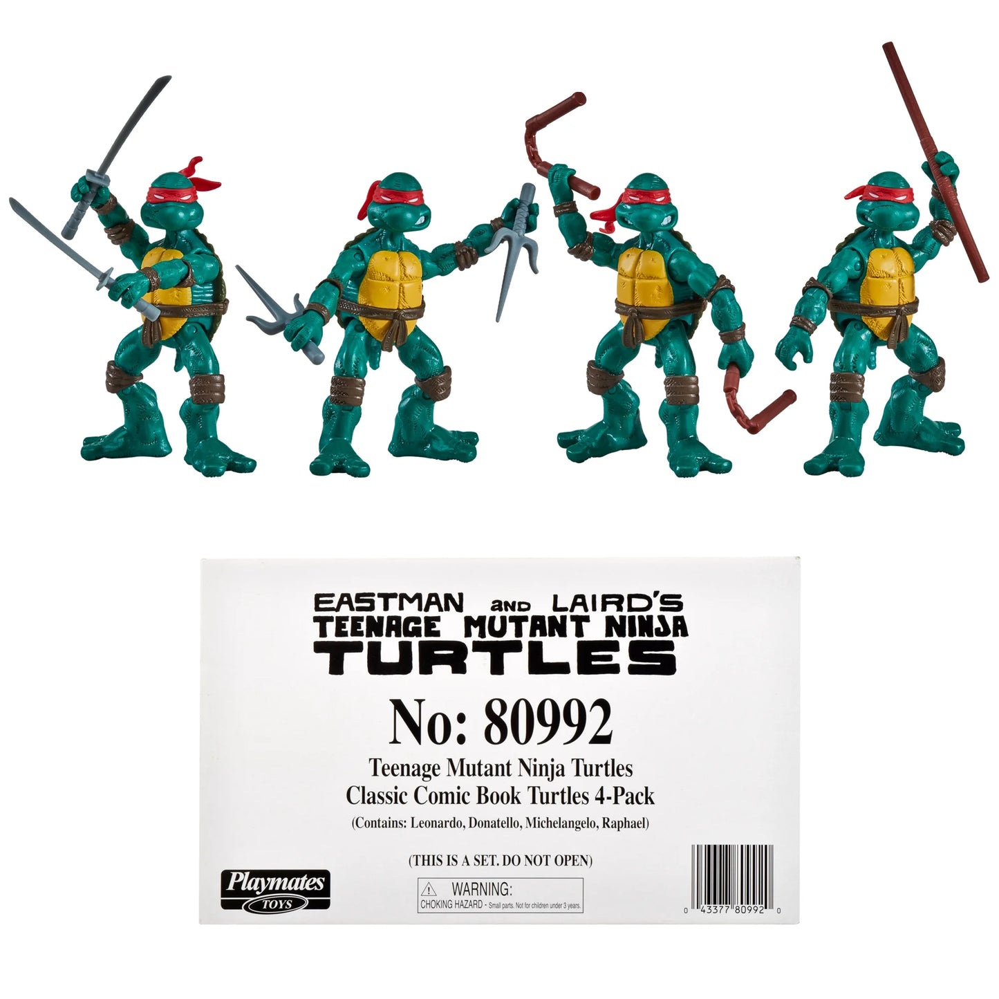 TMNT Classic Comic Book Series Action Figure 4-Pack (Playmates)