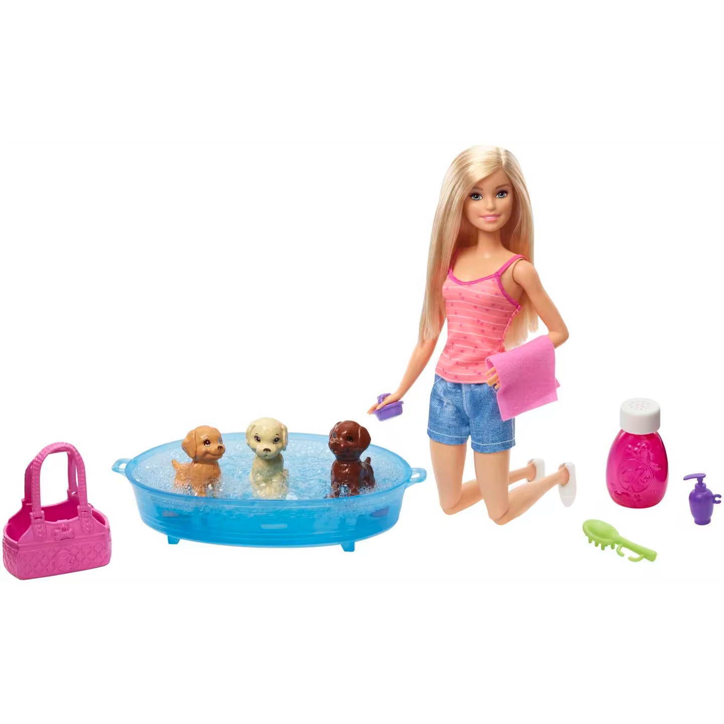 Barbie Doll with Pool and Pets Blonde