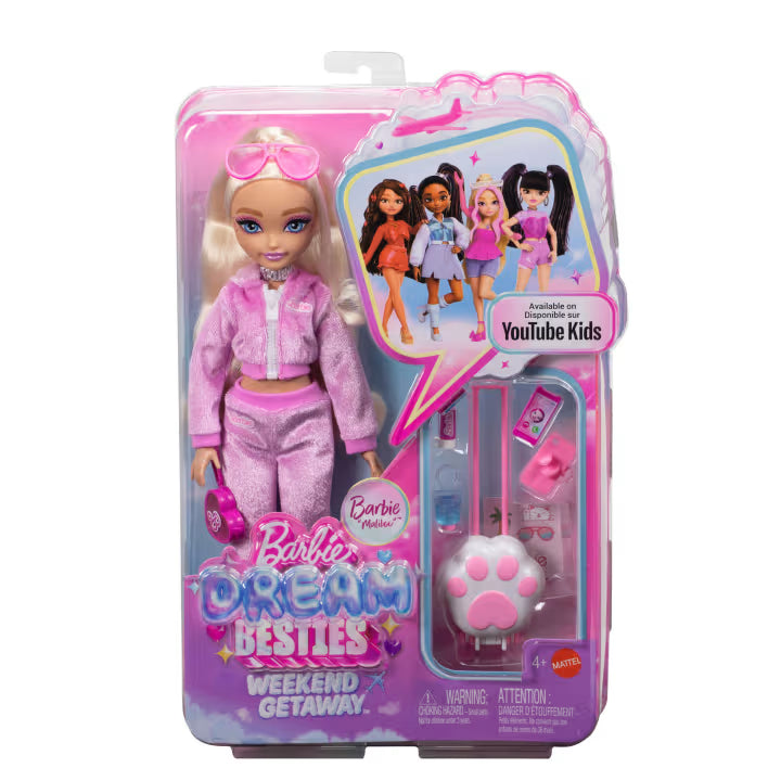 Barbie Dream Besties Weekend Getaway Doll Malibu