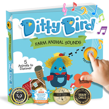 Ditty Bird Farm Animal | Baby Sound Book Farm