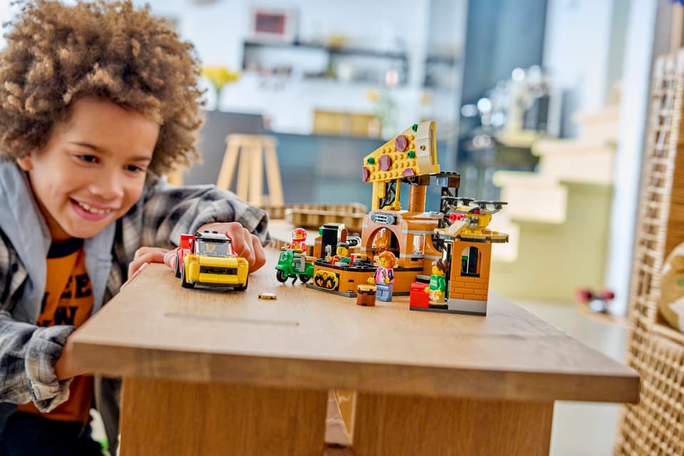 LEGO® City Pizza Delivery Experience with Vehicles (60496)