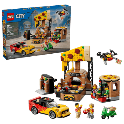 LEGO® City Pizza Delivery Experience with Vehicles (60496)