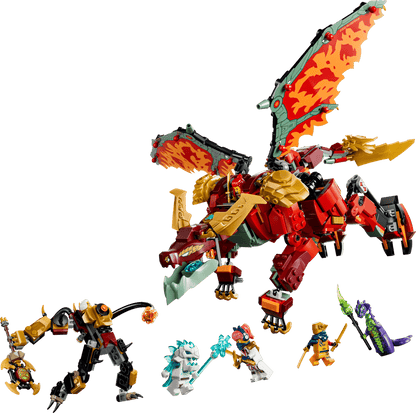 LEGO® NINJAGO® Wyldfyre's Transforming Dragon Mech (71868)
