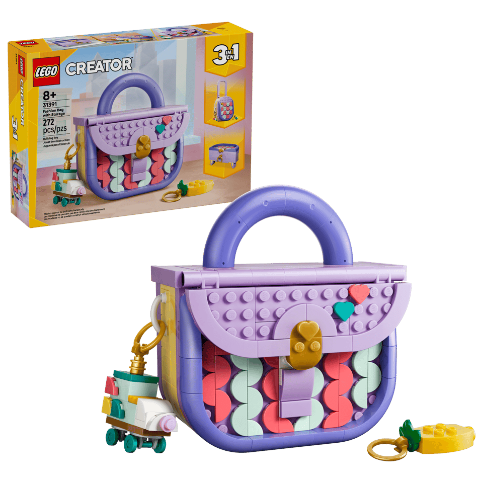 LEGO® Creator 3 in 1 Art Fashion Bag with Storage (31391)