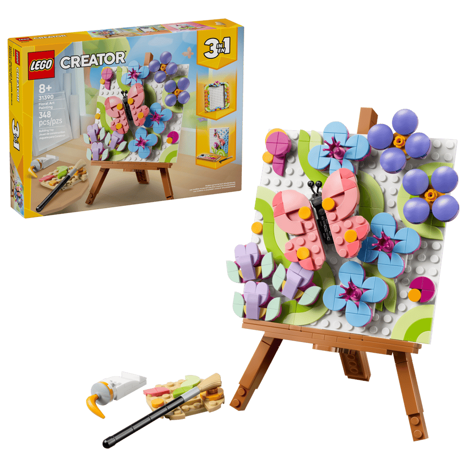 LEGO® Creator Floral Art Decor Painting (31390)