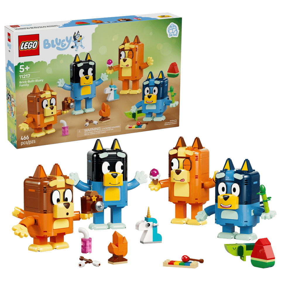 LEGO® Bluey Brick-Built Bluey Family (11217)