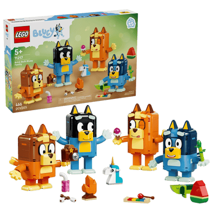 LEGO® Bluey Brick-Built Bluey Family (11217)
