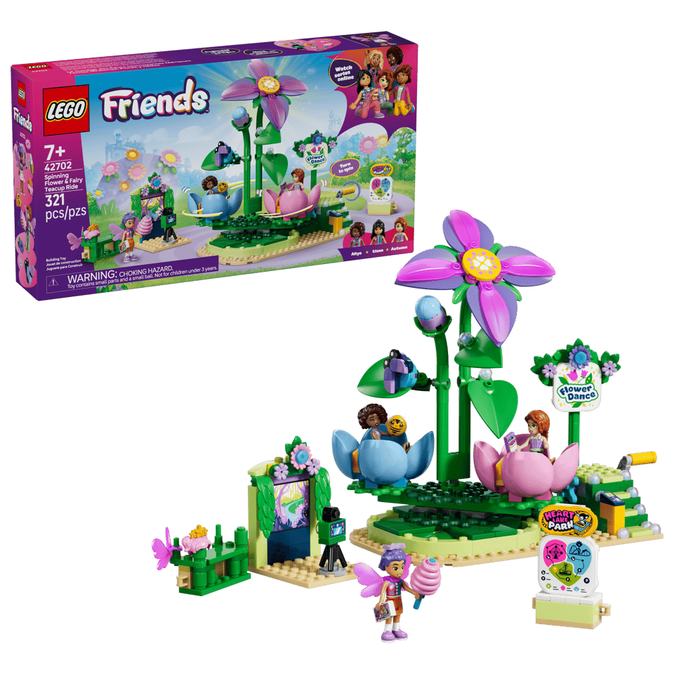 LEGO® Friends Spinning Flower & Fairy Teacup Ride (42702)