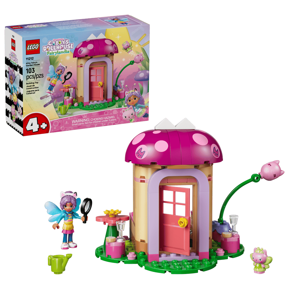 LEGO® Gabby's Dollhouse Kitty Fairy’s Garden House (11212)