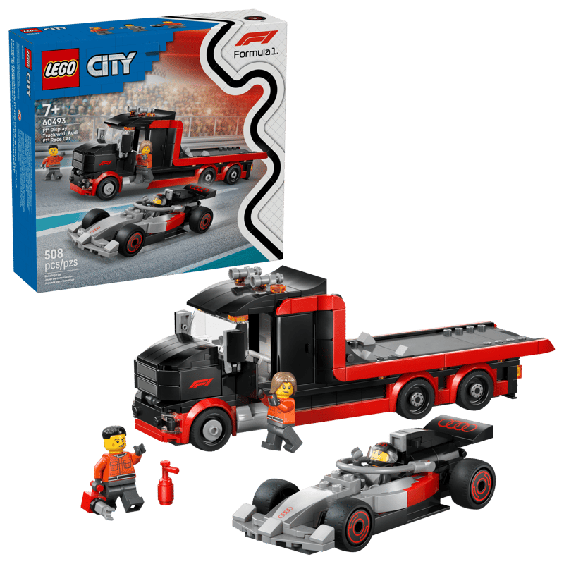 LEGO® City F1 Display Truck with Audi F1 Race Car (60493)