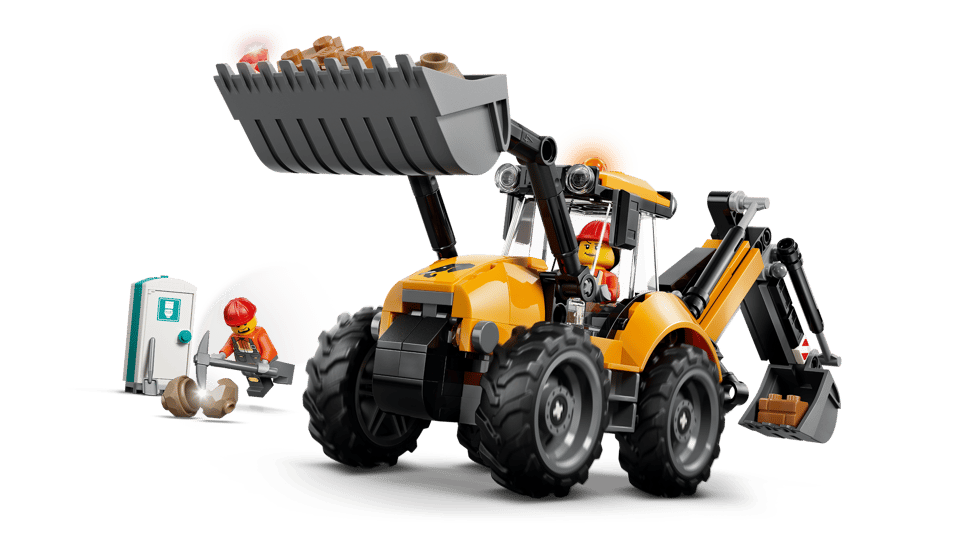 LEGO® City Yellow Backhoe Loader (60480)