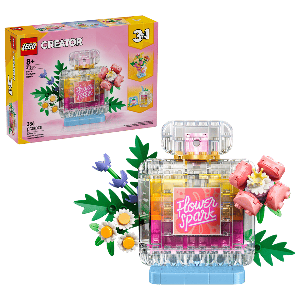 LEGO® Creator 3 in 1 Floral Decor Perfume Bottle (31383)