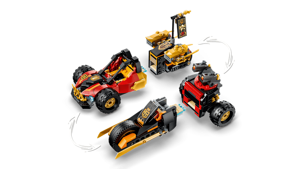 LEGO® NINJAGO® Kai and Cole's Combiner Vehicles (71864)