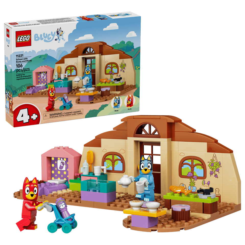 LEGO® Bluey School with Rusty and Bluey (11221)