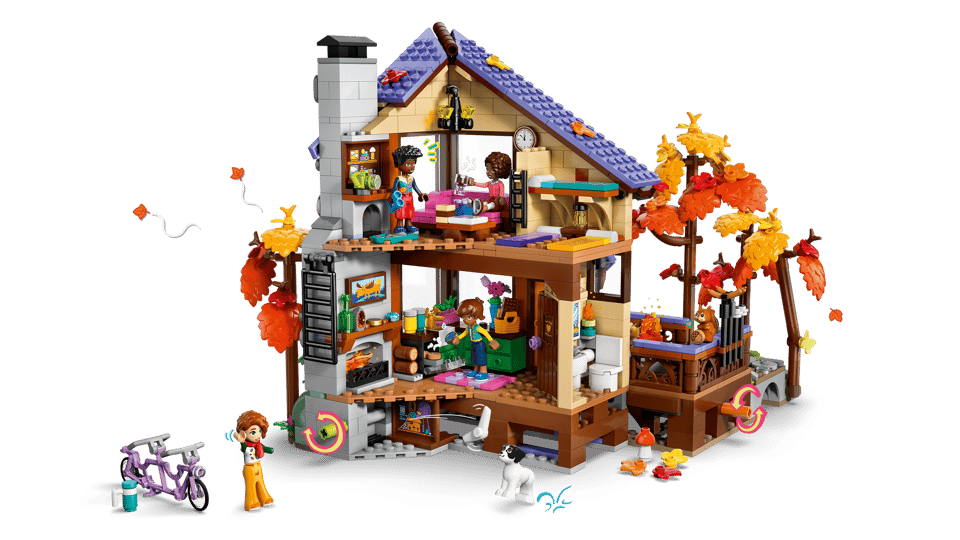 LEGO® Friends Cozy Fall Forest Cabin (42705)