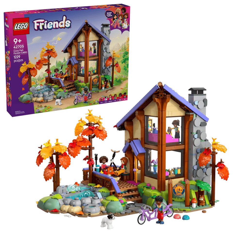 LEGO® Friends Cozy Fall Forest Cabin (42705)