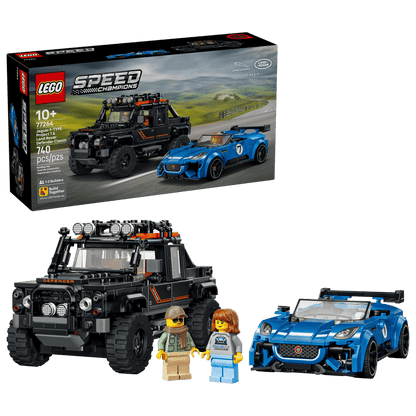 LEGO® Speed Champions Jaguar Project 7 & Land Rover Defender (77264)