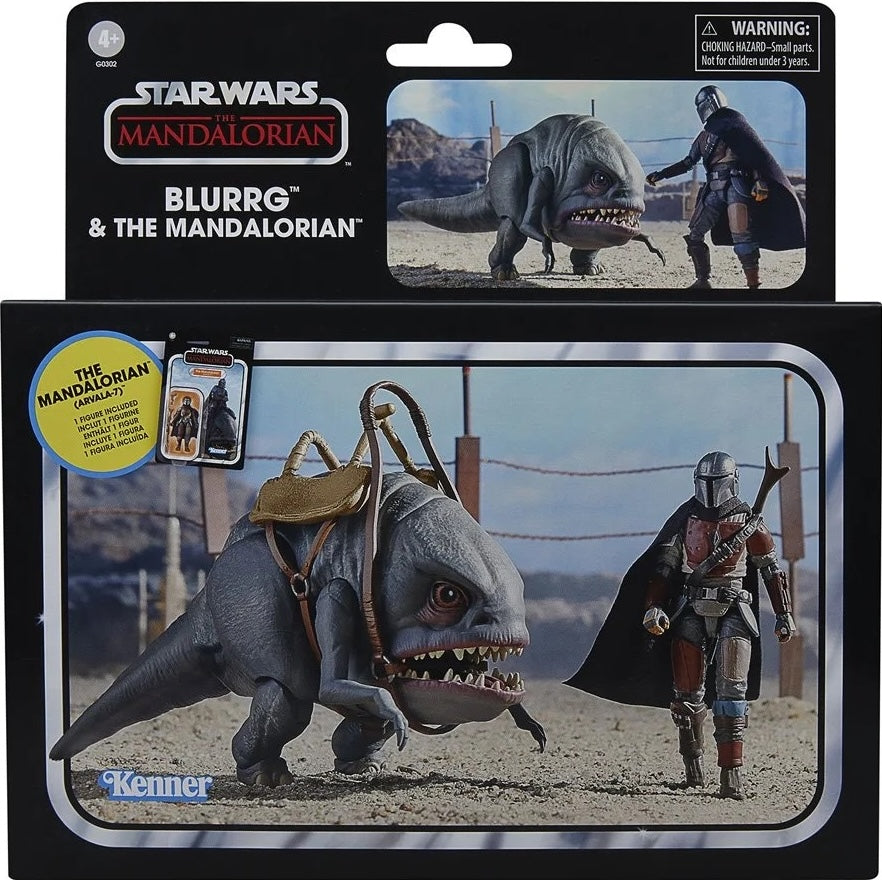 SW TVC Blurrg & The Mandalorian 3 3/4-Inch Scale Action Figure Set