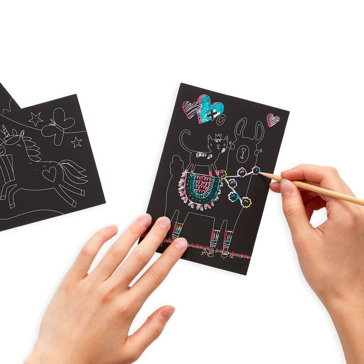 Scratch & Scribble: Mini Kit - Funtastic Friends (7pc Set)