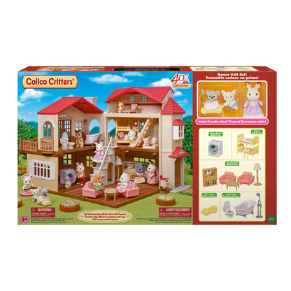 Red Roof Country Home Secret Attic Playroom Gift Set - Calico Critters