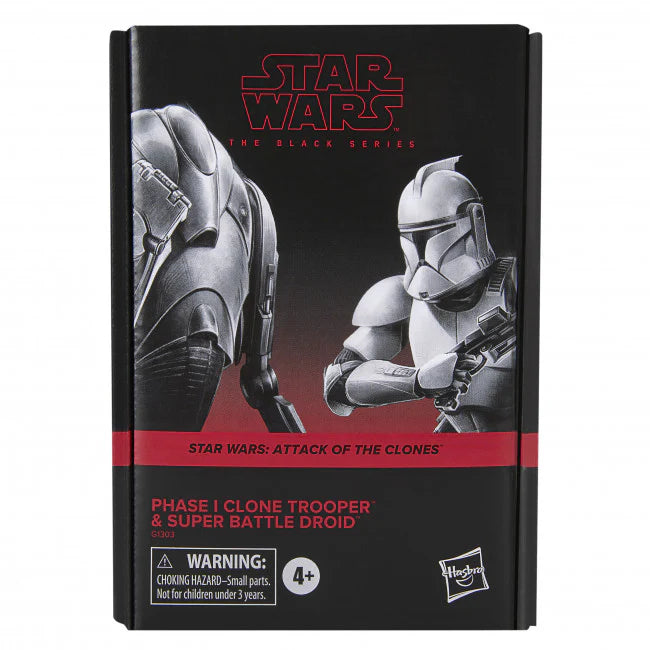 SW Black Series Clone Trooper & Super Battle Droid