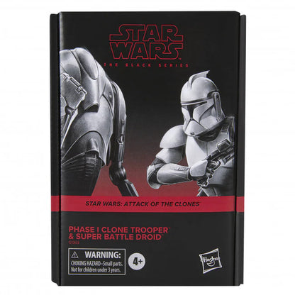 SW Black Series Clone Trooper & Super Battle Droid