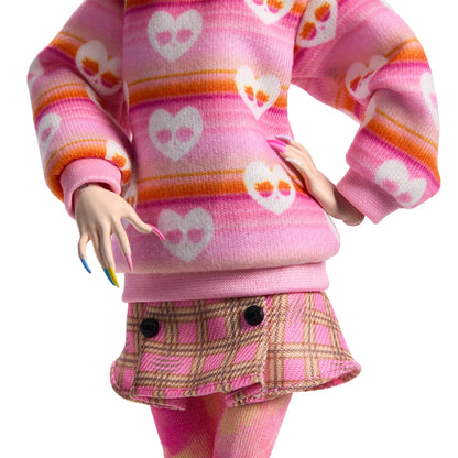 Monster High Wednesday Doll, Enid Sinclair in Pink Fashion With Accessories