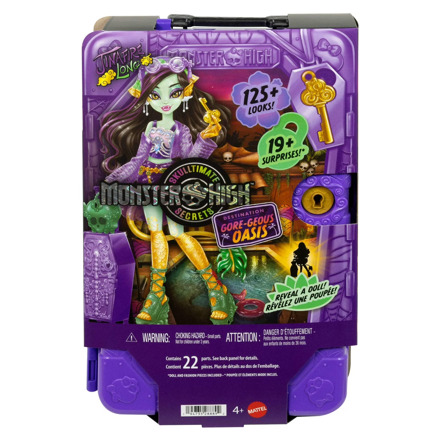 Monster High Skulltimate Secrets: Jinafire Long Oasis Doll with Surprises