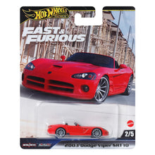 Hot Wheels Fast and Furious 2025 2003 Dodge Viper SRT10