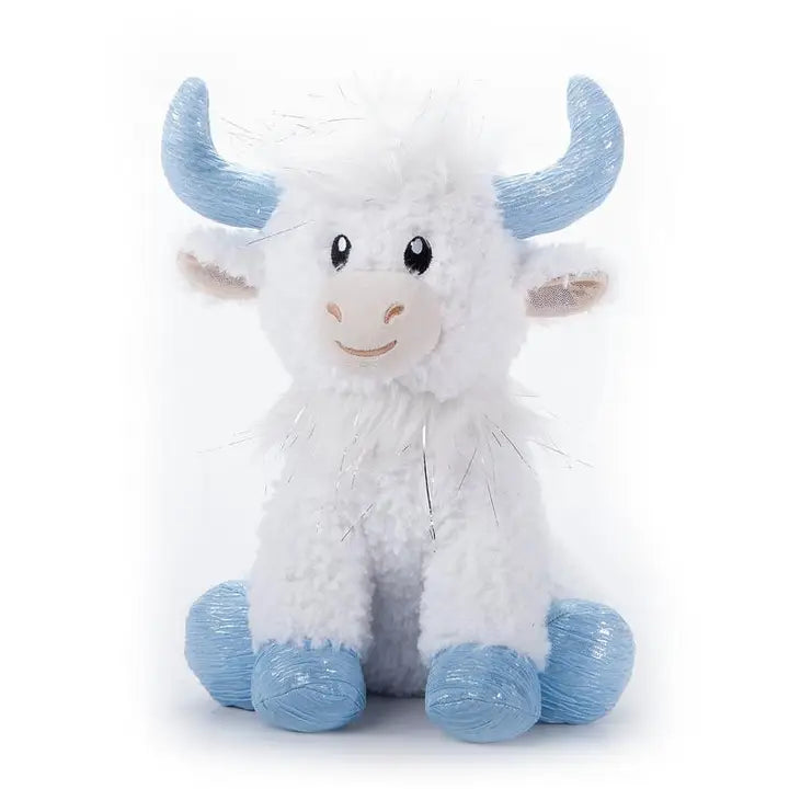 Holiday Icey Highland Cow 12"