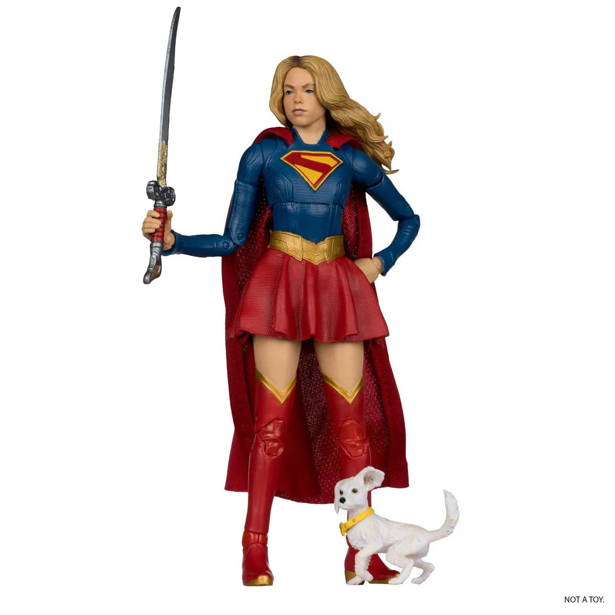 DC Deluxe Theatrical W4 Supergirl & Puppy Krypto 7-Inch Action Figure