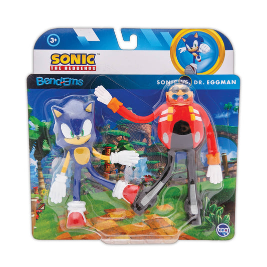 Bendems Flexfigs Sonic the Hedgehog Sonic Vs Dr Eggman