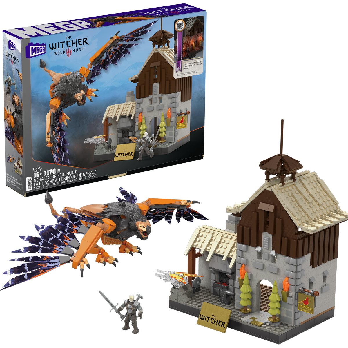 MEGA MCX The Witcher Geralts Griffin Hunt