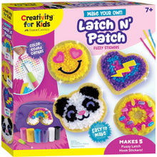 Make Your Own Latch n' Patch Fuzzy Stickers
