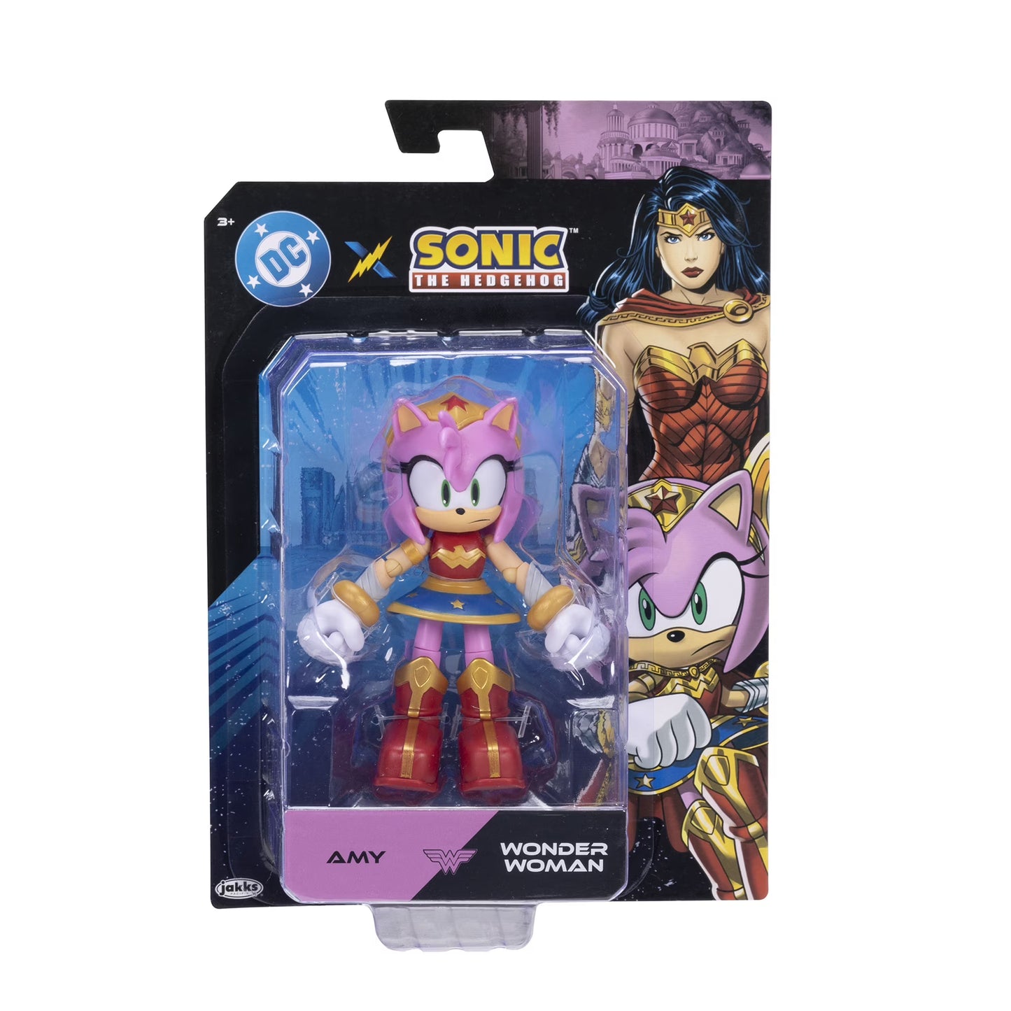 Sonic x DC 5in Figure Amy as Wonder Woman Wave 1