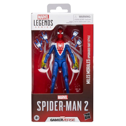 Marvel Legends Spider-Man Gamerverse Miles Morales Upgraded Suit Style 6-Inch Action Figure