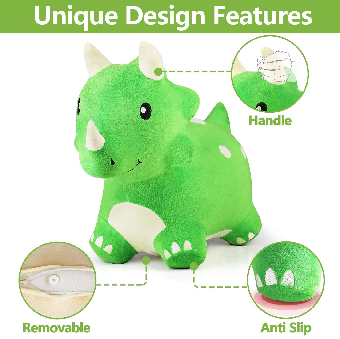 Bouncy Triceratops