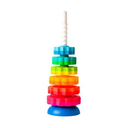 Fat Brain Toys SpinAgain, Baby Stacking & Spinning Toys