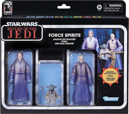 SW Black Series Force Ghost 3-Pack Anakin, Yoda, Obi-Wan