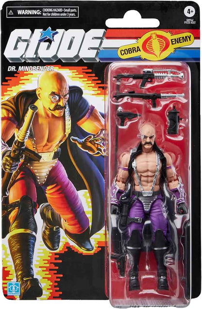 GI Joe Classified Dr. Mindbender Retro Cardback 6-Inch Action Figure