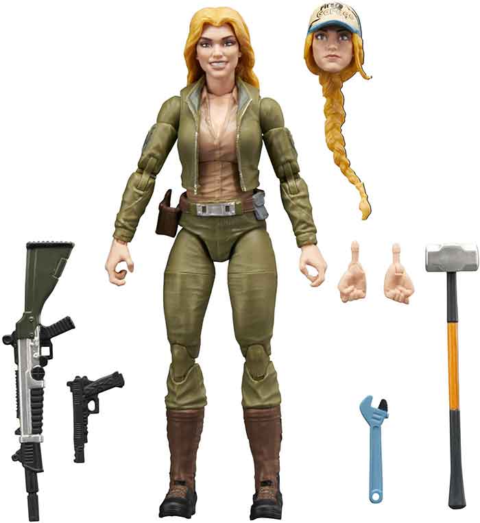 GI Joe Classified Series Retro Cardback Cover Girl Figure