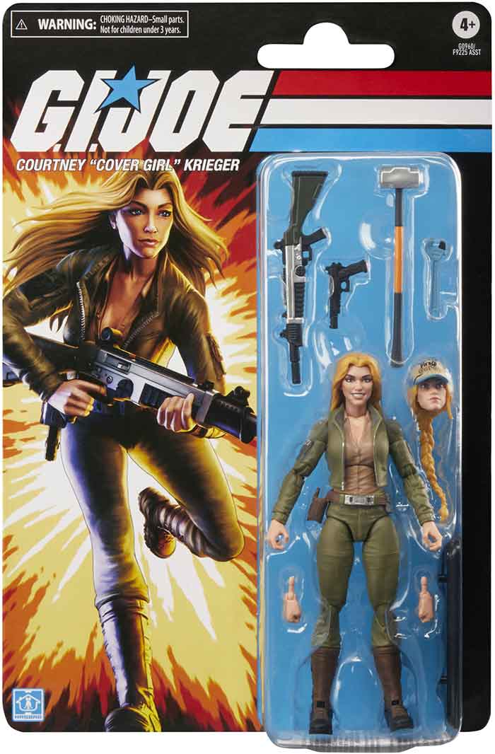 GI Joe Classified Series Retro Cardback Cover Girl Figure