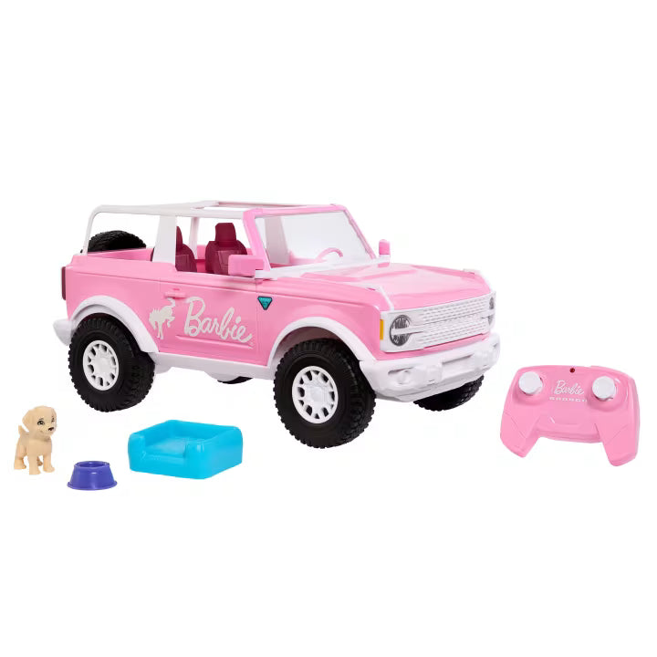 HW RC Barbie Ford Bronco W/Accessories