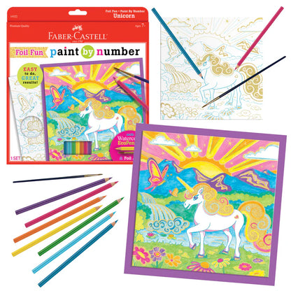 Paint By Number Unicorn Foil Fun