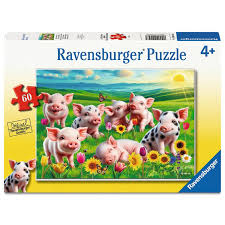 Precious Piglets 60pc Puzzle